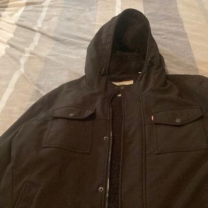 Black like new Levi’s winter coat